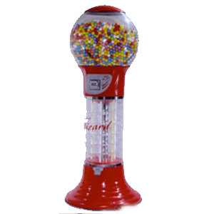 Giant 5′ 6″ Wizard Spiral Bulk Gumball Vending Machine