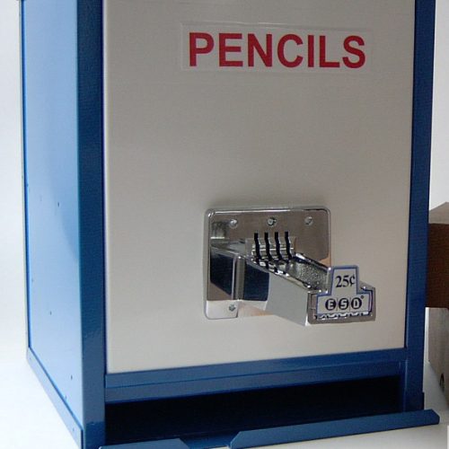 Coin Operated Manual Pencil Vending Dispenser